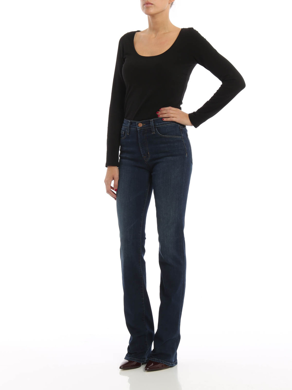 J BRAND Cameron Corset Jeans in Incognito 27